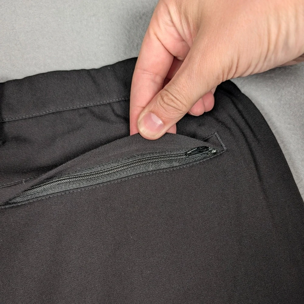Quince Ultra Stretch 24/7 Smart Chino Pants Mens 36x30 Black Performance Tech